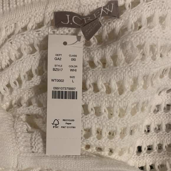 J. Crew Cream V-Neck Sweater - Picture 5 of 7
